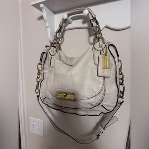 COACH Madison Kristin Sage Round Satchel